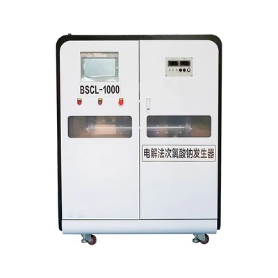 Mua Công suất xử lý nước 0-5000L/giờ Máy phát Natri Hypochlorite với pin điện phân màng 6-8g/L nồng độ online manufacture