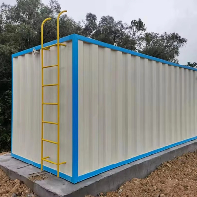 Mua 7500 kg Trọng lượng các cửa hàng vật liệu xây dựng Dòng nước thải nội thất Ứng dụng thông minh tích hợp nước thải di động MBBR Nhà máy xử lý nước thải online manufacture