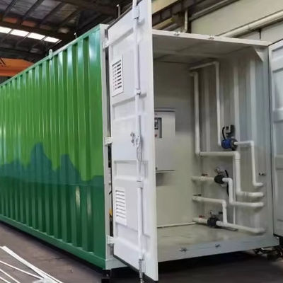 Mua 50/100/200m3/d MBR Bioreactor Nhà máy xử lý nước thải trong thùng với PLC điều khiển tự động điện  Compact Design sản xuất trực tuyến