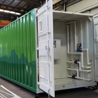Mua 50/100/200m3/d MBR Bioreactor Nhà máy xử lý nước thải trong thùng với PLC điều khiển tự động điện Siemens Compact Design online manufacture