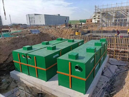 Mua Nhà máy MBBR công suất xử lý 10m3-1000m3/Ngày với vận hành tự động để xử lý nước thải, giảm 95% CODcr và BOD5 sản xuất trực tuyến