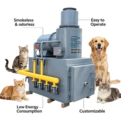 Mua NORSON Thiết bị đốt cháy tinh khiết cao không khói, không mùi để hỏa táng chất thải công nghiệp và y tế sản xuất trực tuyến