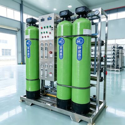 Mua Hệ thống thẩm thấu ngược công suất cao 1000L/giờ với điều khiển PLC và năng lượng tùy biến cho lọc nước công nghiệp sản xuất trực tuyến