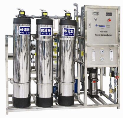 Mua Máy lọc nước RO tự động 500L/giờ với 3 bể xử lý trước cho hệ thống xử lý nước thương mại sản xuất trực tuyến