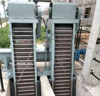Điều trị nước thải màn hình thanh cơ khí màn hình thanh tự động cho máy xay giấy