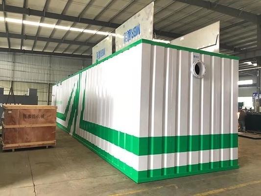 Nhà máy xử lý nước thải tích hợp Máy hoạt động máy bơm khí tích hợp Thiết bị xử lý hoàn toàn tự động