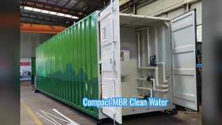 Xử lý nước thải nhà máy MBR nhỏ gọn