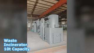 Lò đốt rác thải 15kg 10t Khả năng đốt